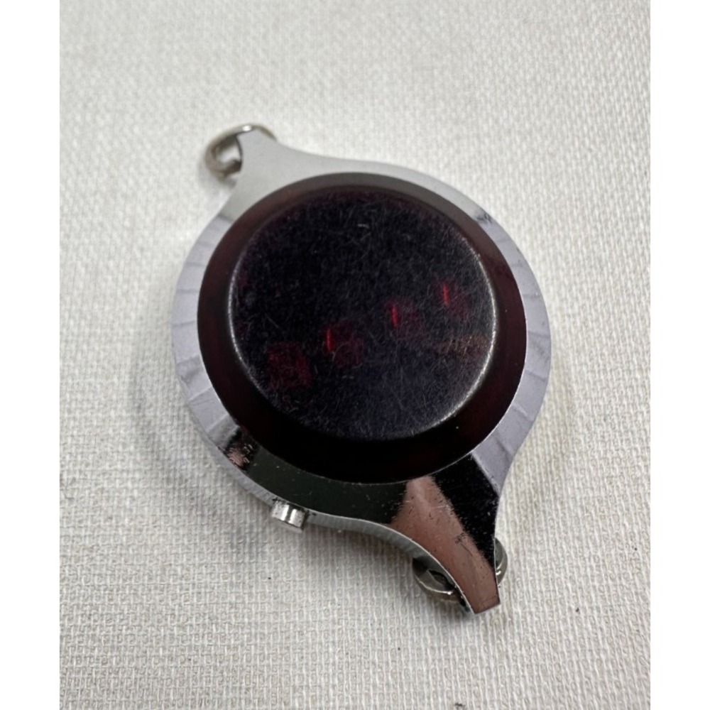 Rare Vintage 1970's Texas Instruments Ladies Bracelet LED Watch RED Crystal